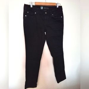 Massimo Black Premium Denim Skinny Low Rise Jeans Size 6